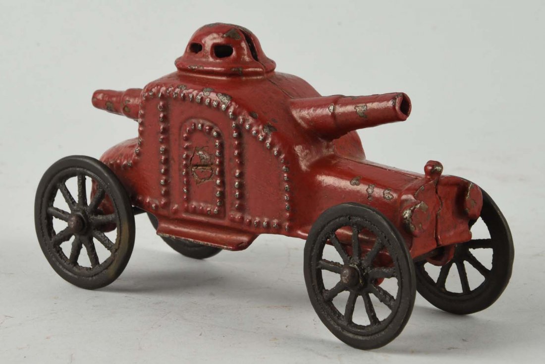 Cast Iron AC Williams Armored Car Still Bank. (1 of 2)