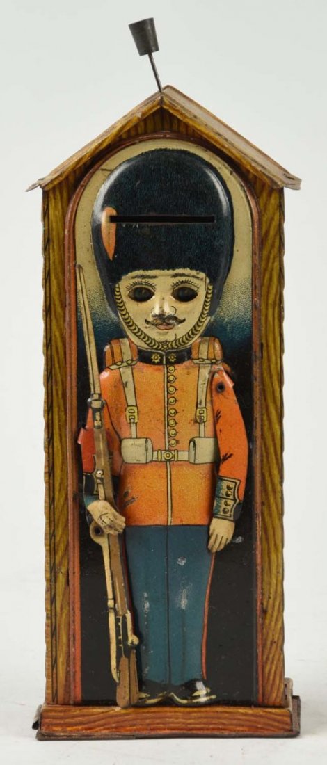 Sentry Tin Mechanical Bank. (1 of 3)