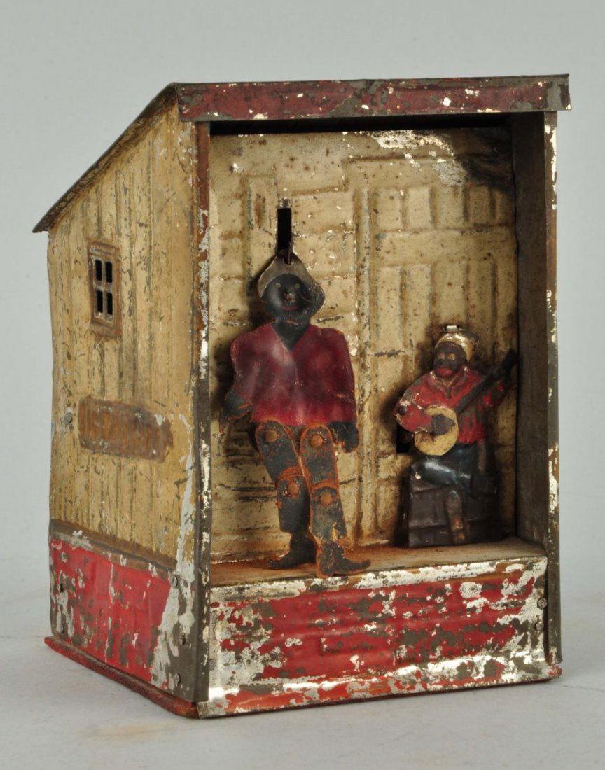 Early Weeden's Plantation Tin Mechanical Bank. (1 of 4)
