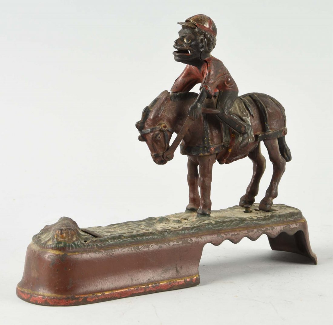 Cast Iron J&E Stevens Always Did Spise Mule Bank. (1 of 3)