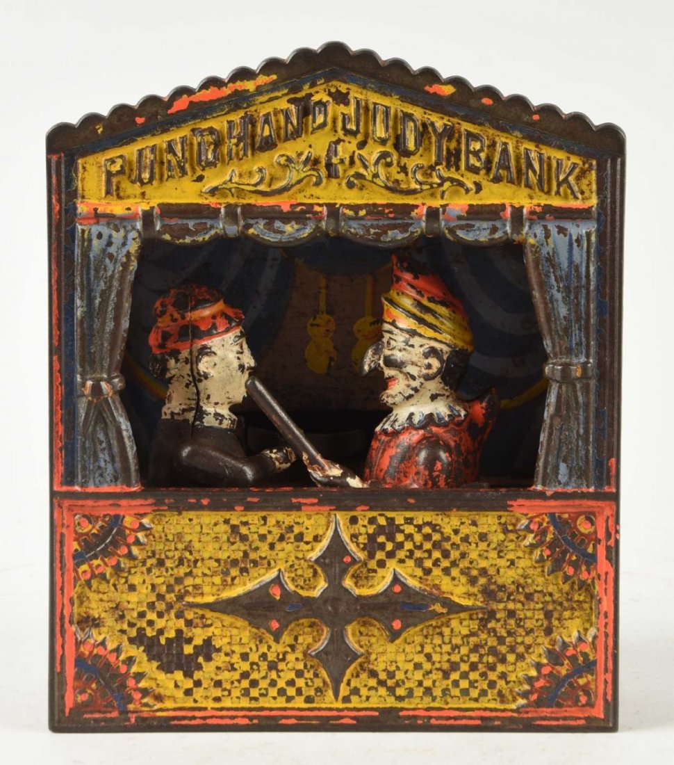 Shepard Hardware Punch & Judy Mechanical Bank. (1 of 3)