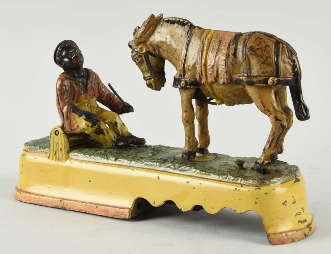 I Always Did Spise A Mule Mechanical Bank. (1 of 2)