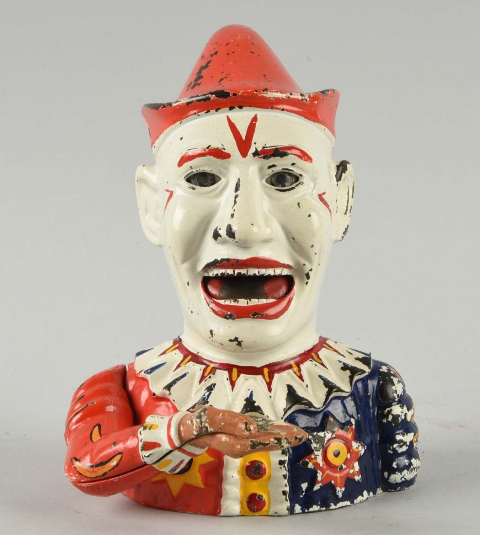 Shepard Hardware Humpty Dumpty Mechanical Bank. (1 of 2)