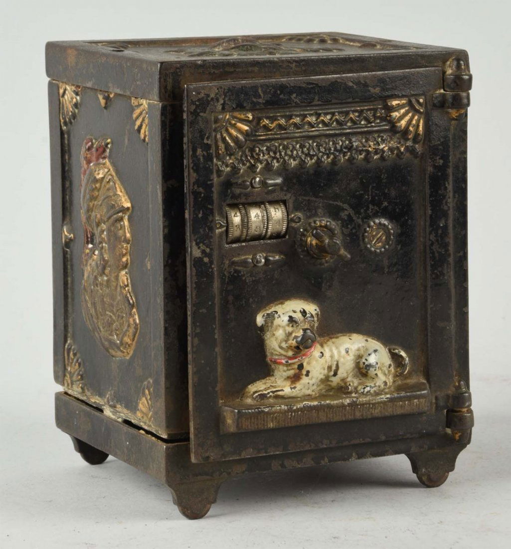 Cast Iron Watchdog Safe Bank. (1 of 2)