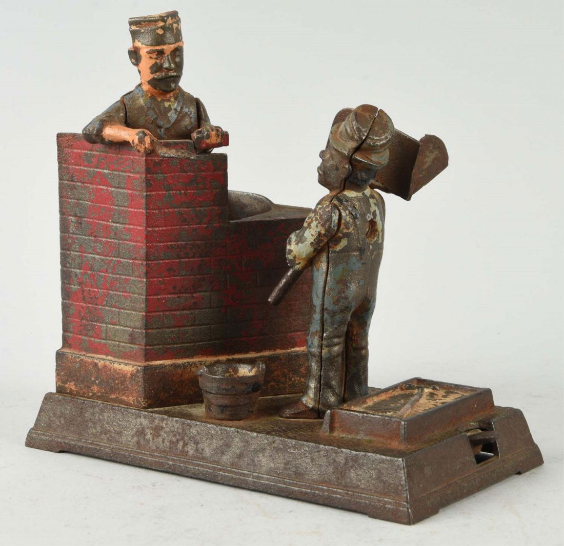 Newer Casting Mason Mechanical Bank. (1 of 3)