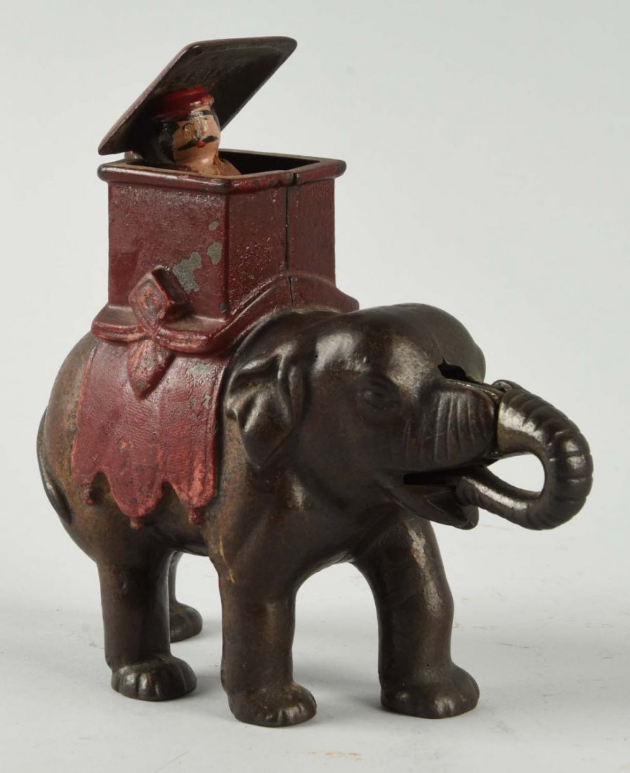 Enterprise Elephant Mechanical Bank. (1 of 2)