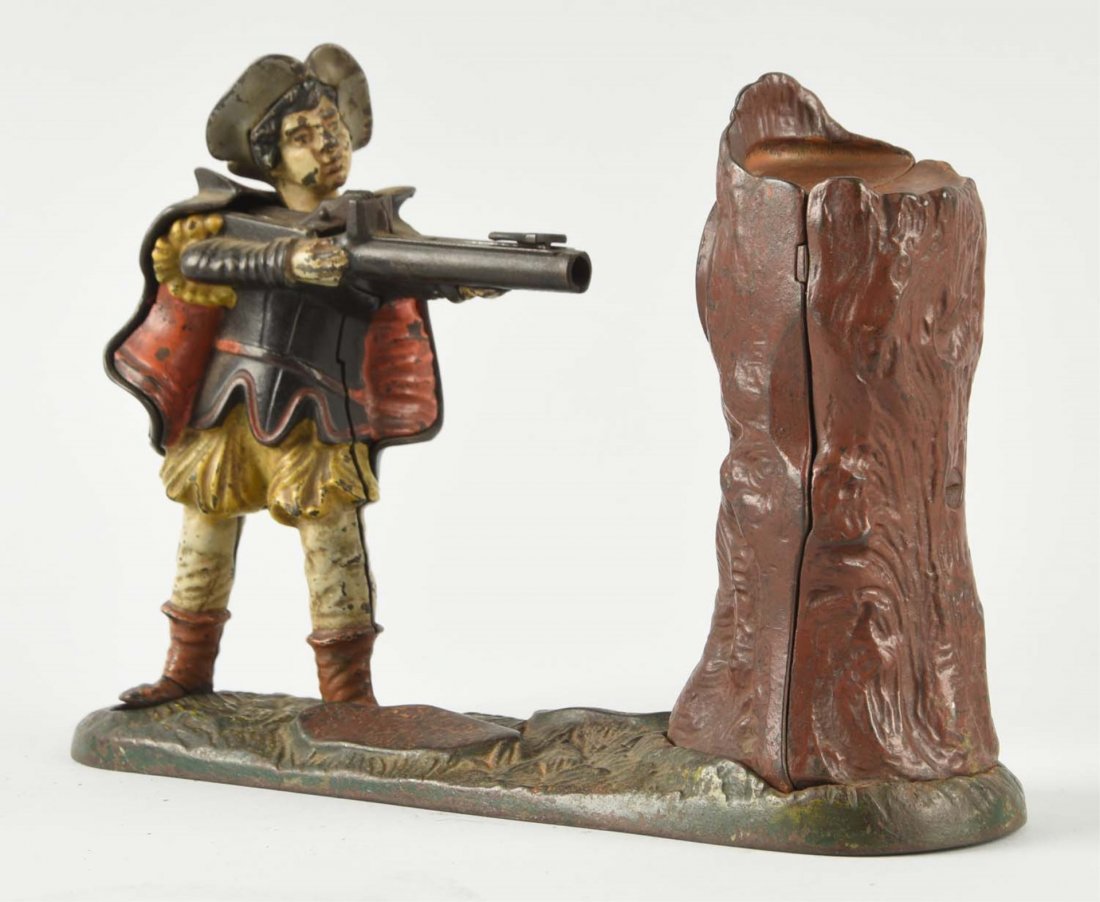 J. & E. Stevens New Creedmore Mechanical Bank. (1 of 2)