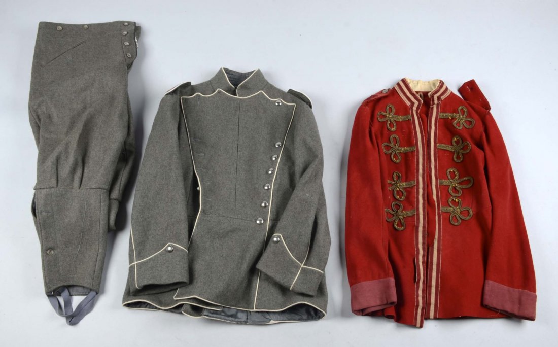 Lot of 3: Imperial German Tunics with one Trouser. (1 of 3)