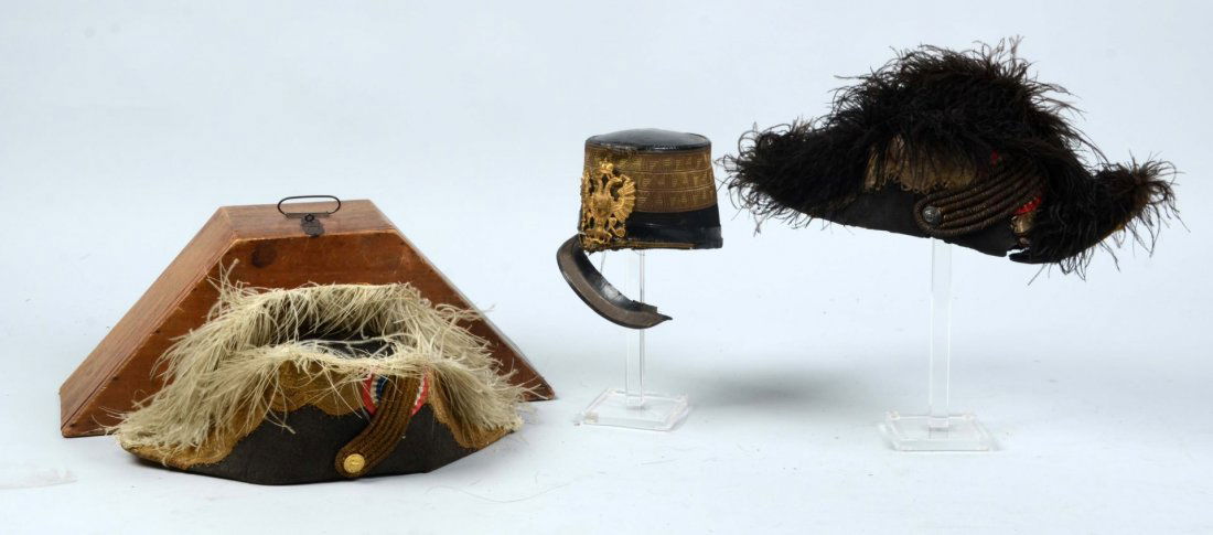 Lot of 3: Chapeaus & Kepi. (1 of 5)