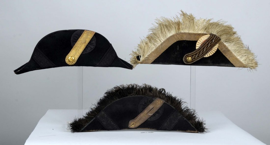 Lot Of 3: Diplomatic Bicorn Hats (1 of 1)