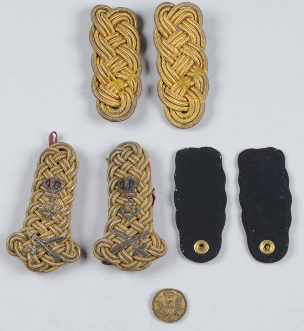 Lot of 2: Pairs of Bullion Shoulder Boards. (1 of 1)