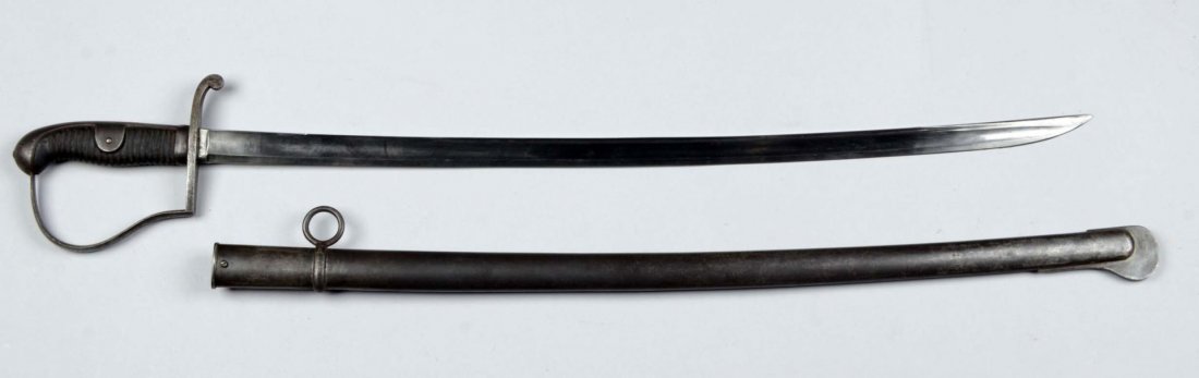 English Model 1828 Sword with Scabbard. (1 of 8)