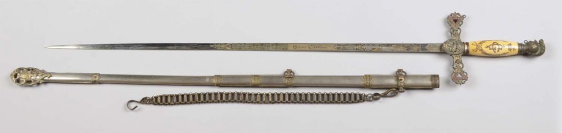 Knight’s Templar Sword and Scabbard. (1 of 10)