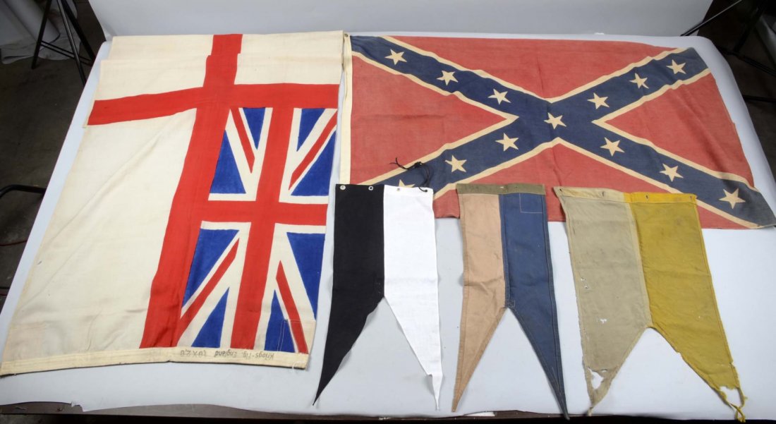 Lot of 5: Flags & Guidons. (1 of 1)