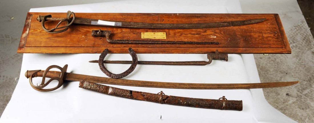 Lot of 6: Excavated Weapons. (1 of 1)