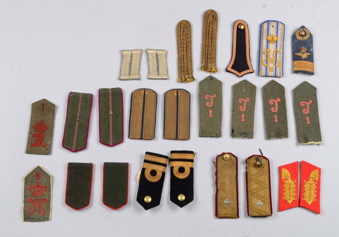 Lot of 23: Military Shoulder Straps (1 of 1)