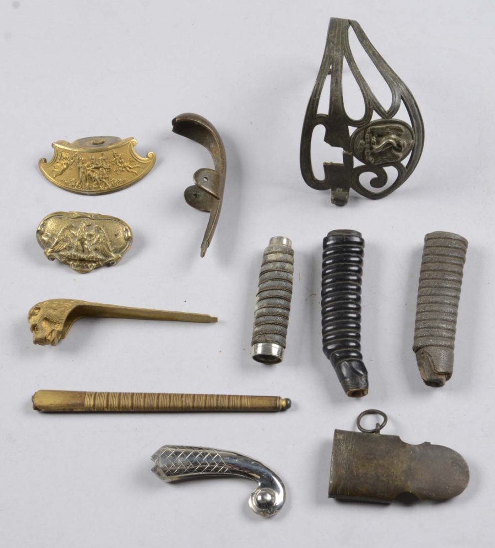 Lot of Assorted Sword Parts. (1 of 1)