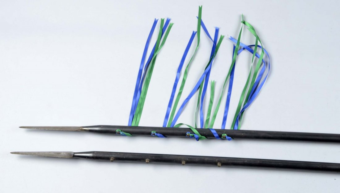 Lot of 2: Metal Cavalry Lances. (1 of 3)