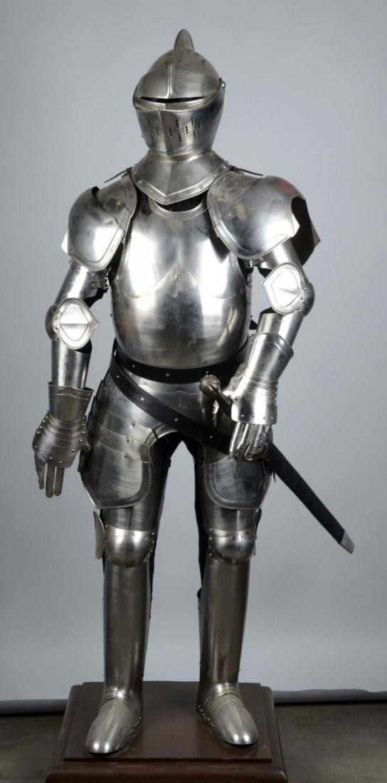 Full Harness of Plate Armor & Sword.