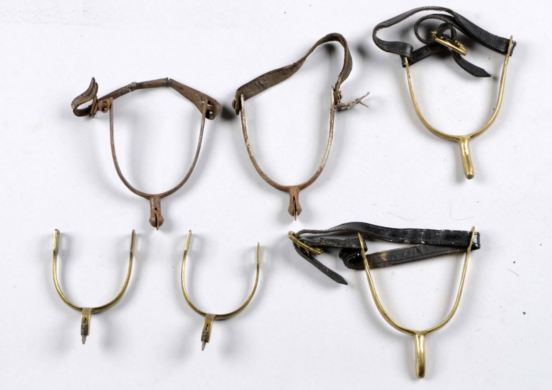 Lot Of 6: Assorted Military Spurs (1 of 2)