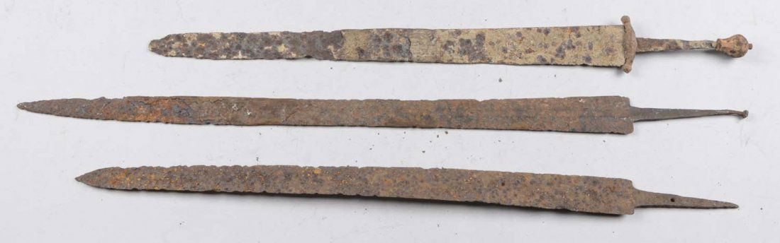 Lot of 3: Excavated Swords. (1 of 1)