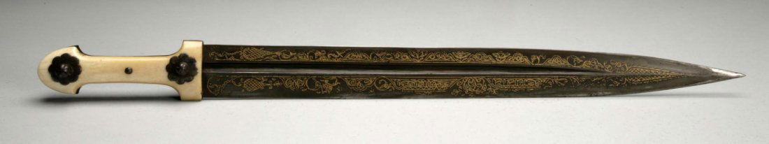 Indo-Persian Kindjal with Scabbard. (1 of 9)