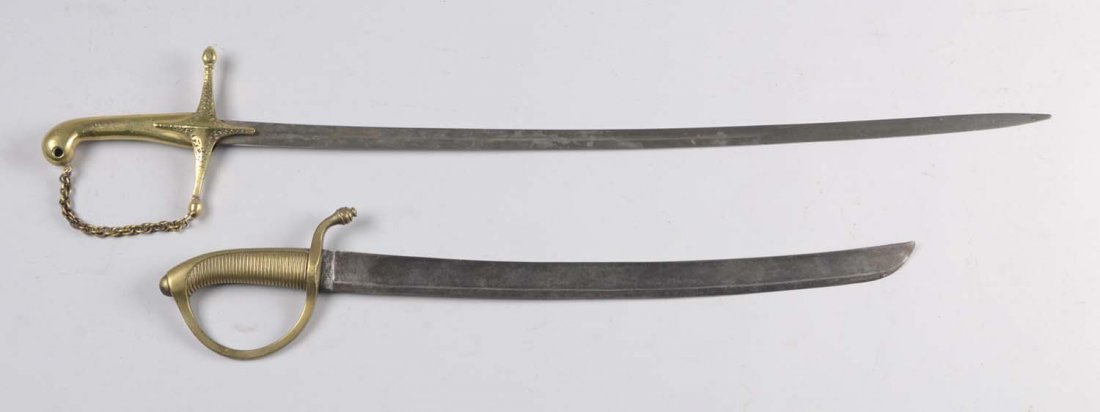 Lot of 2: French Briquet & Mameluke Sabres. (1 of 3)
