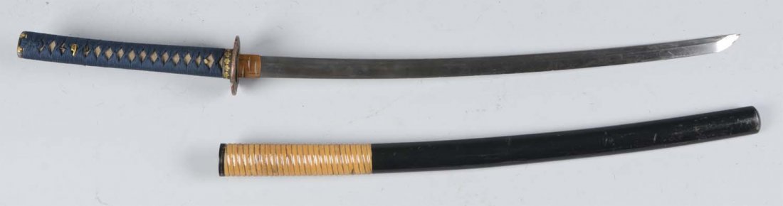 Japanese Sword and Scabbard. (1 of 3)