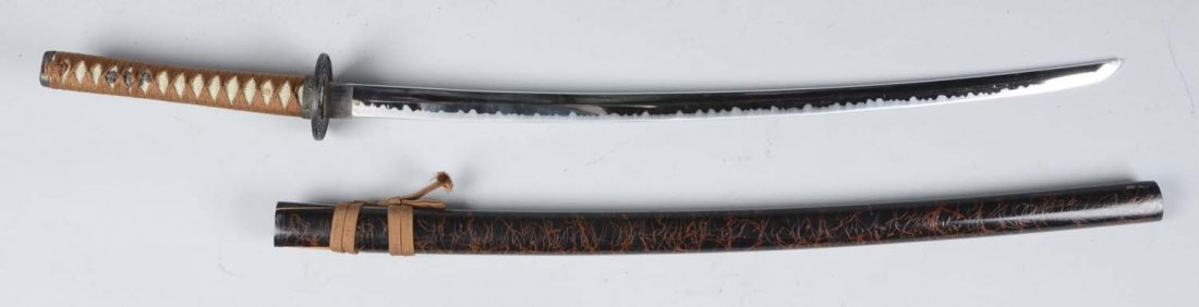 Japanese Sword and Scabbard. (1 of 4)
