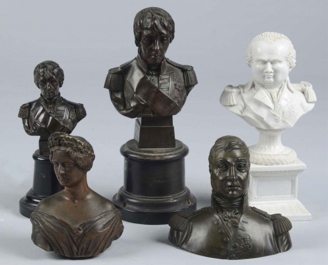 Lot of 5: Small Busts. (1 of 7)