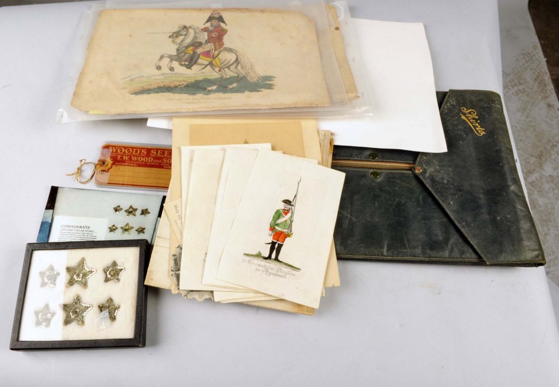 Lot Of Assorted Napoleonic Lithographs (1 of 1)
