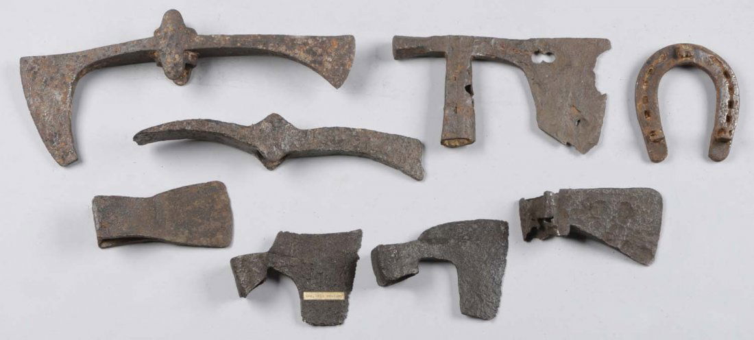 Lot of 8: Excavated Tools. (1 of 2)