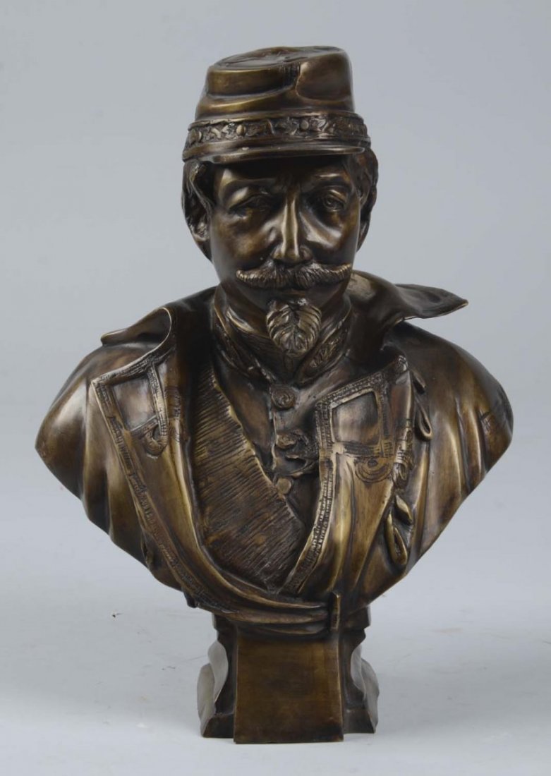 Napoleon III Half Size Bronze Bust. (1 of 3)