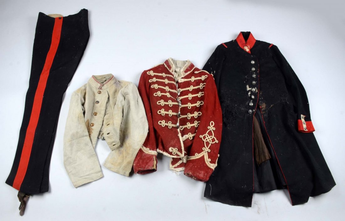 Lot of 4: Damaged Military Uniforms & Trousers. (1 of 3)