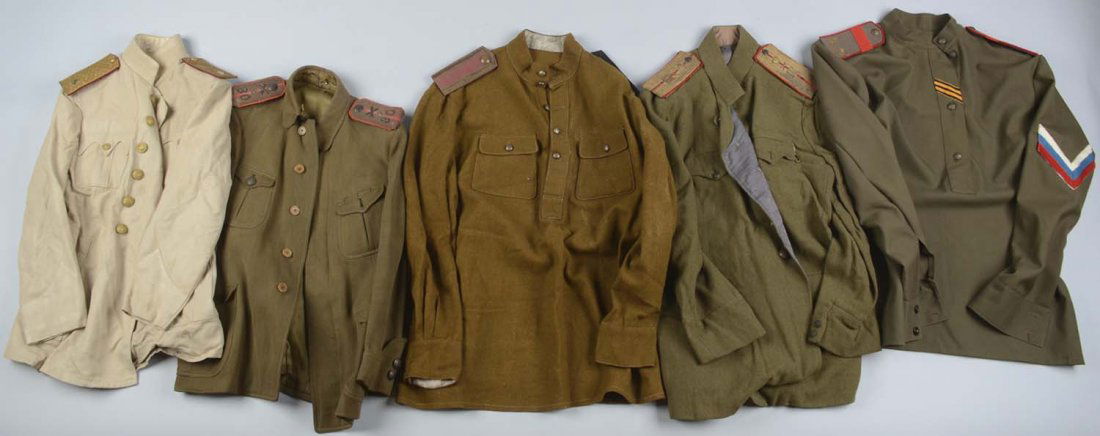 Lot of 5: Russian Uniforms. (1 of 5)