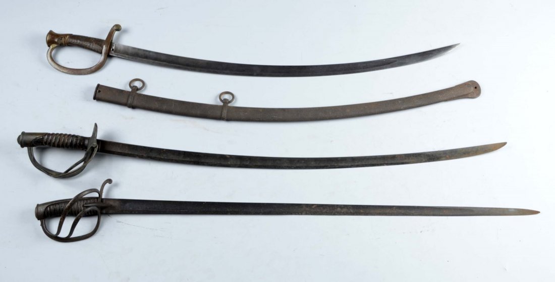 Lot of 3: Artillery, Cavalry & Straight Sabres. (1 of 3)