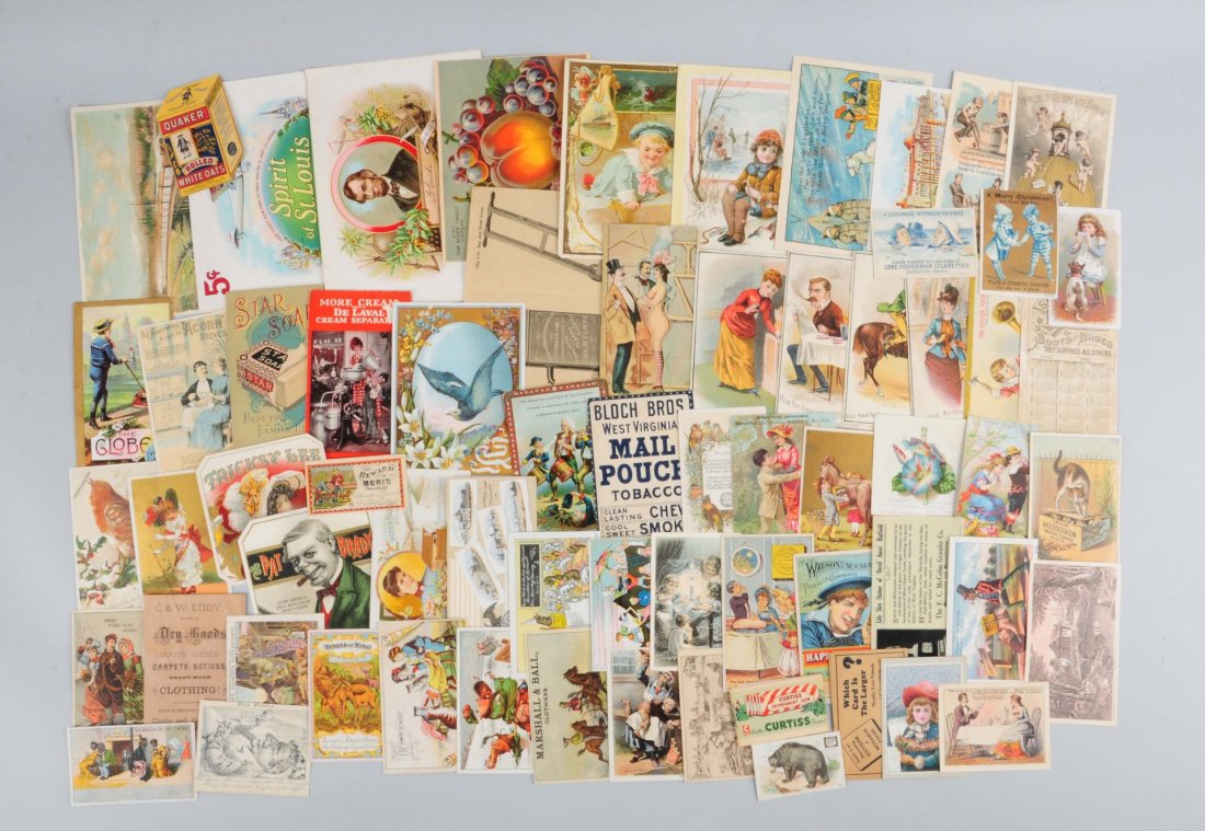 Lot of 20+: Advertising Trade Cards. (1 of 1)