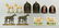Lot of 5: Pairs of Cast Iron Horse Bookends.