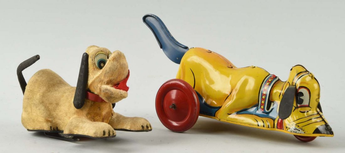 Lot of 2: Walt Disney Pluto Toys. (1 of 1)
