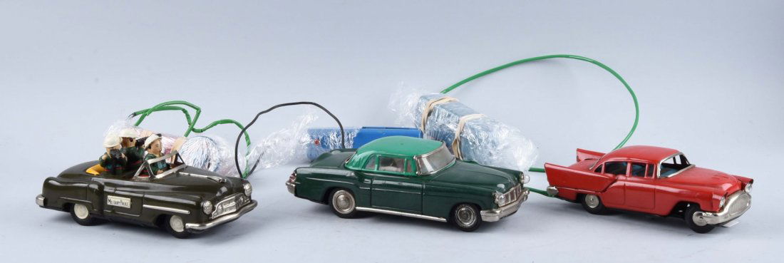 Lot Of 3: Japanese Battery Operated Cars. (1 of 1)