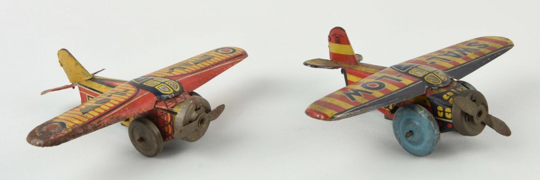 Lot Of 2: Japanese Tin Pre War Swallow Airplanes. (1 of 2)