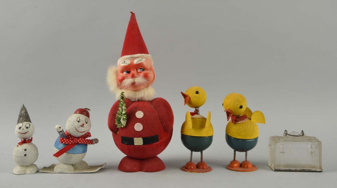 Lot of 6: Candy Containers. (1 of 1)