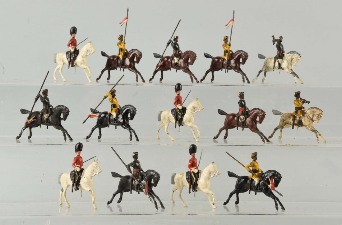 Lot of 15: Britains Mounted Figures. (1 of 1)
