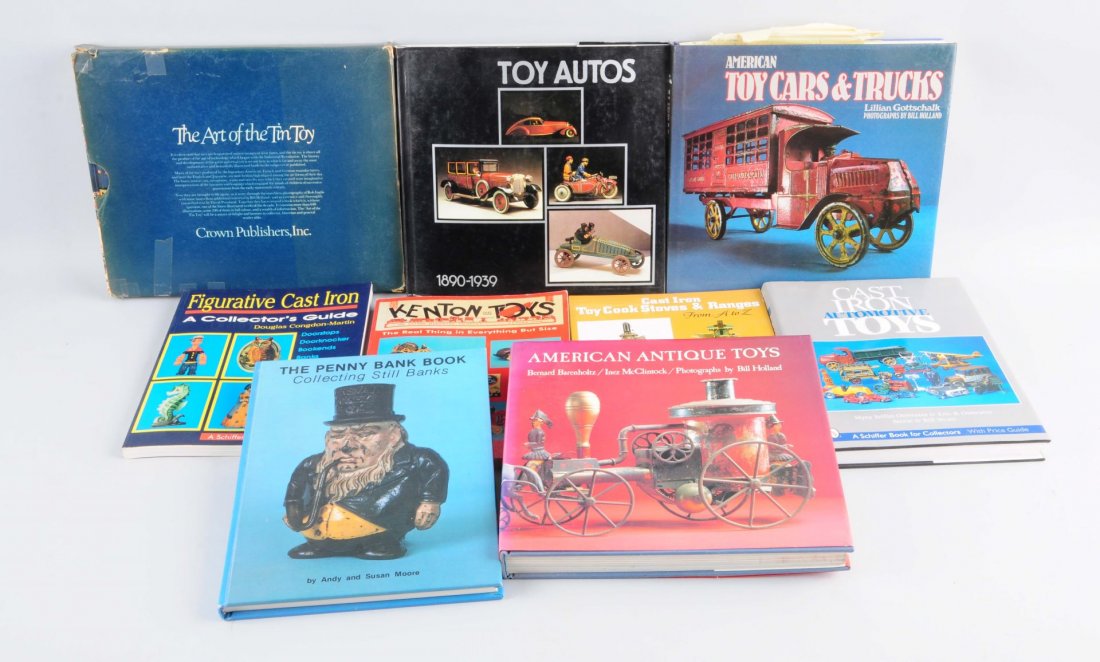 Lot of 9: Antique Toy Collecting Books. (1 of 1)