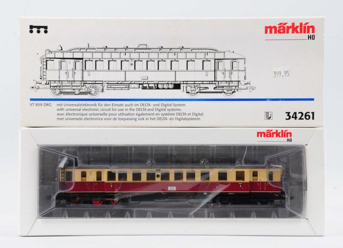 Marklin No. 34261 Commuter Car.: Complete and all original, like new condition in the original box. Condition (Near Mint).