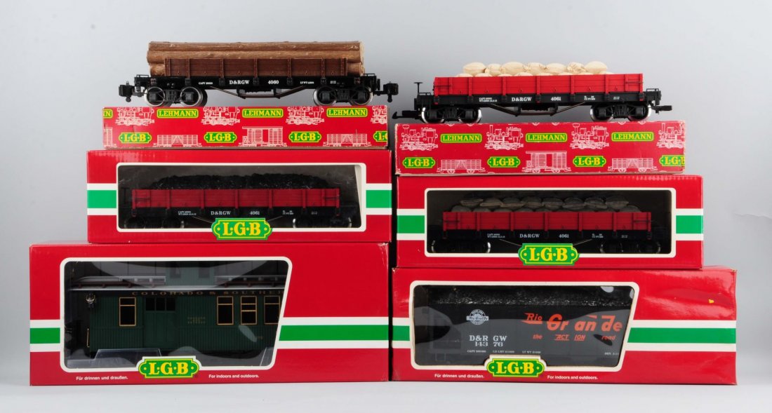 Lot of 6: LGB Freight Cars. (1 of 1)