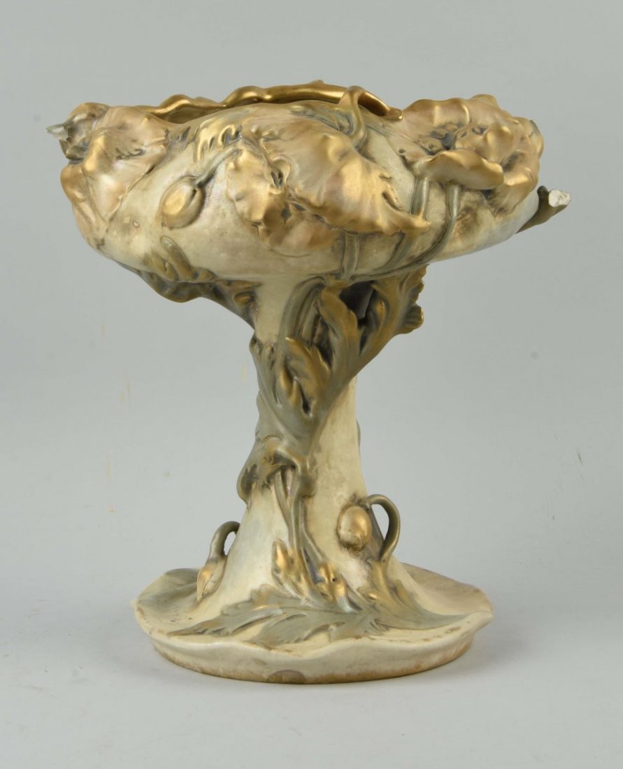 Amphora Austrian Pedestal.: Broken handles on both sides. Some of broken pieces. Condition (Good - Very Good).