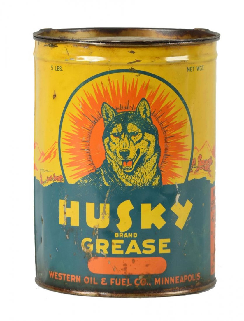 Husky Five Pound Grease Can with Lid. (1 of 2)