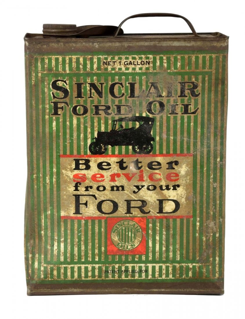 Rare Sinclair Motor Oil w/ Ford Motel T Can. (1 of 2)