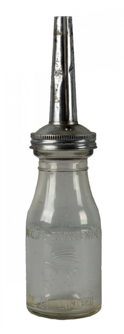 McColl-Frontenac (Red Indian) Oil Bottle. (1 of 1)
